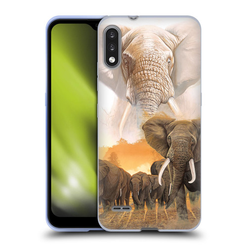 Graeme Stevenson Wildlife Elephants Soft Gel Case for LG K22