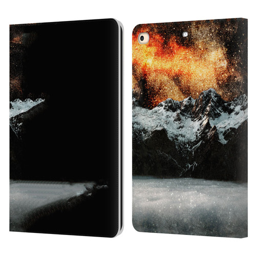 Patrik Lovrin Dreams Vs Reality Burning Galaxy Above Mountains Leather Book Wallet Case Cover For Apple iPad 9.7 2017 / iPad 9.7 2018