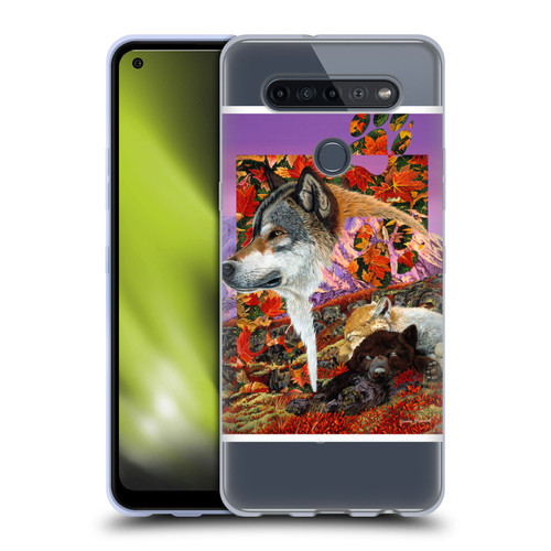 Graeme Stevenson Wildlife Wolves 4 Soft Gel Case for LG K51S
