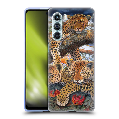 Graeme Stevenson Wildlife Leopard Soft Gel Case for Motorola Edge S30 / Moto G200 5G
