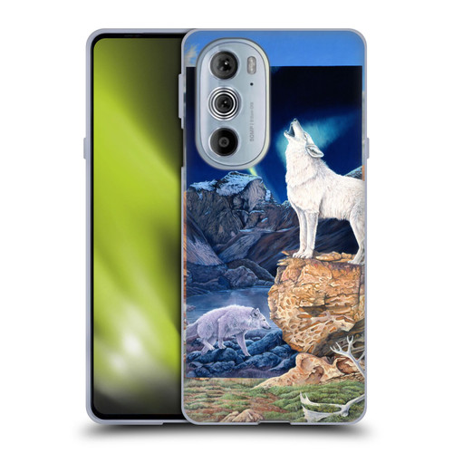 Graeme Stevenson Wildlife Wolves 3 Soft Gel Case for Motorola Edge X30