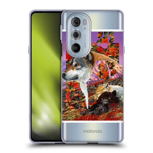Graeme Stevenson Wildlife Wolves 4 Soft Gel Case for Motorola Edge X30