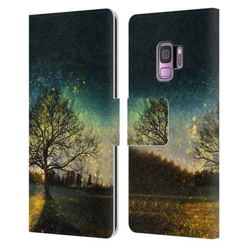 Patrik Lovrin Dreams Vs Reality Magical Fireflies Dreamy Leather Book Wallet Case Cover For Samsung Galaxy S9