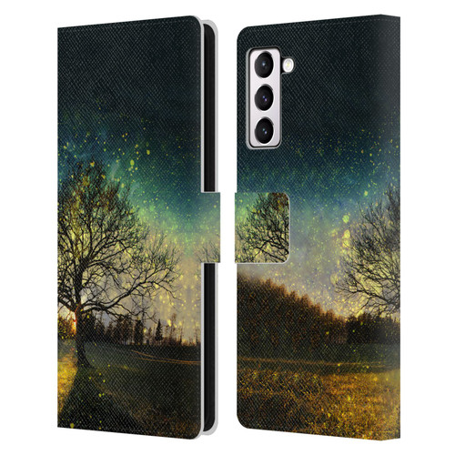 Patrik Lovrin Dreams Vs Reality Magical Fireflies Dreamy Leather Book Wallet Case Cover For Samsung Galaxy S21+ 5G