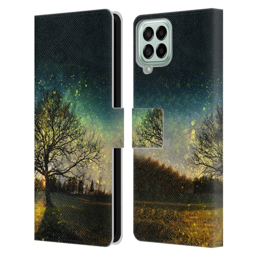 Patrik Lovrin Dreams Vs Reality Magical Fireflies Dreamy Leather Book Wallet Case Cover For Samsung Galaxy M33 (2022)