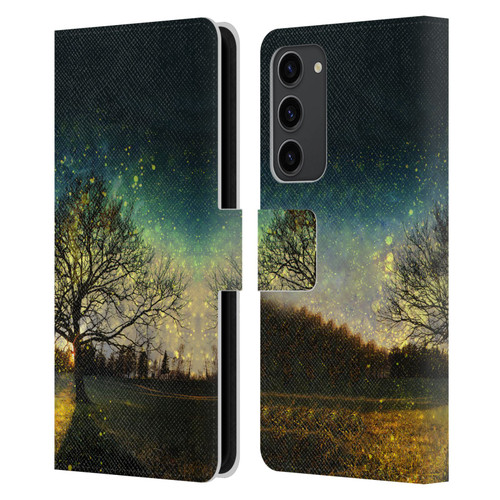Patrik Lovrin Dreams Vs Reality Magical Fireflies Dreamy Leather Book Wallet Case Cover For Samsung Galaxy S23+ 5G