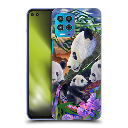 Graeme Stevenson Wildlife Pandas Soft Gel Case for Motorola Moto G100