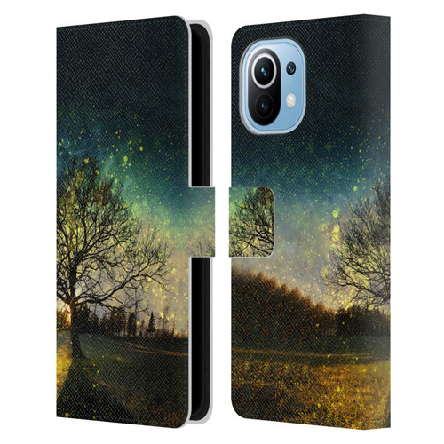 Patrik Lovrin Dreams Vs Reality Magical Fireflies Dreamy Leather Book Wallet Case Cover For Xiaomi Mi 11