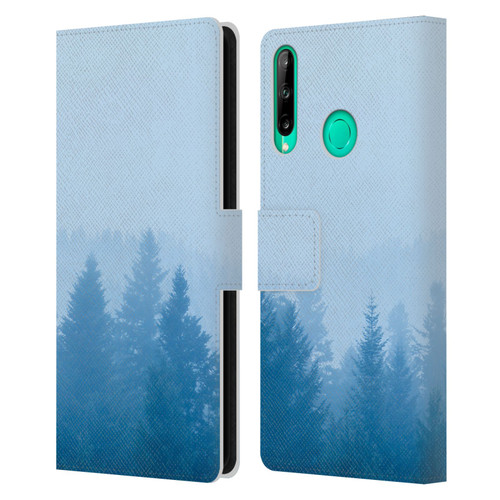 Patrik Lovrin Magical Foggy Landscape Fog Over Forest Leather Book Wallet Case Cover For Huawei P40 lite E