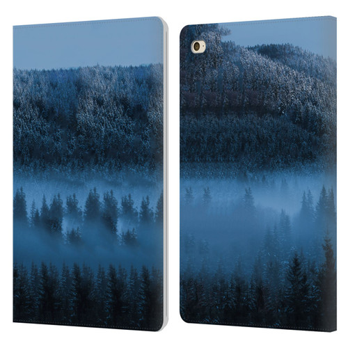 Patrik Lovrin Magical Foggy Landscape Magical Fog Over Snowy Forest Leather Book Wallet Case Cover For Apple iPad mini 4