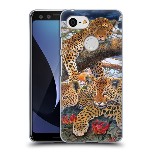 Graeme Stevenson Wildlife Leopard Soft Gel Case for Google Pixel 3