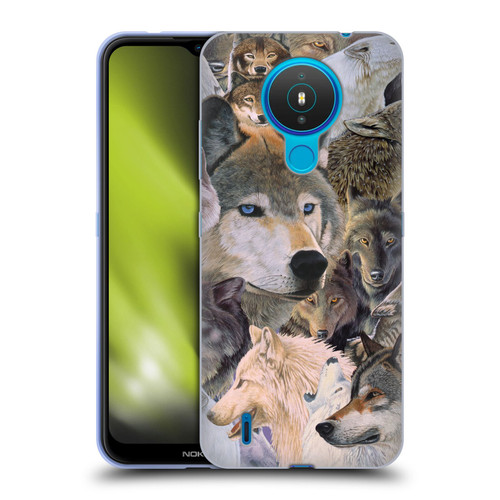 Graeme Stevenson Wildlife Wolves 1 Soft Gel Case for Nokia 1.4