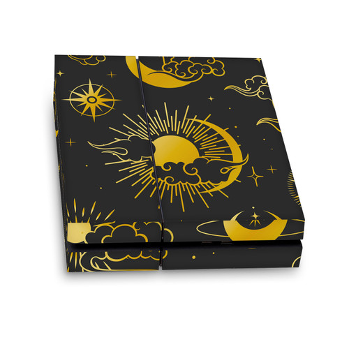 Haroulita Art Mix Sun Moon And Stars Vinyl Sticker Skin Decal Cover for Sony PS4 Console