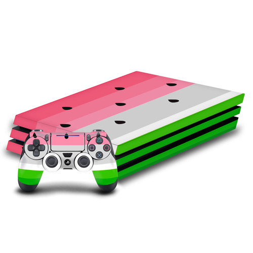 Haroulita Art Mix Watermelon Vinyl Sticker Skin Decal Cover for Sony PS4 Pro Bundle