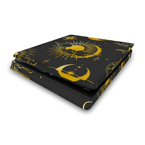 Haroulita Art Mix Sun Moon And Stars Vinyl Sticker Skin Decal Cover for Sony PS4 Slim Console