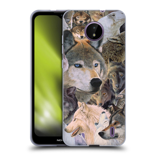 Graeme Stevenson Wildlife Wolves 1 Soft Gel Case for Nokia C10 / C20