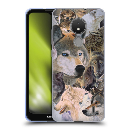 Graeme Stevenson Wildlife Wolves 1 Soft Gel Case for Nokia C21