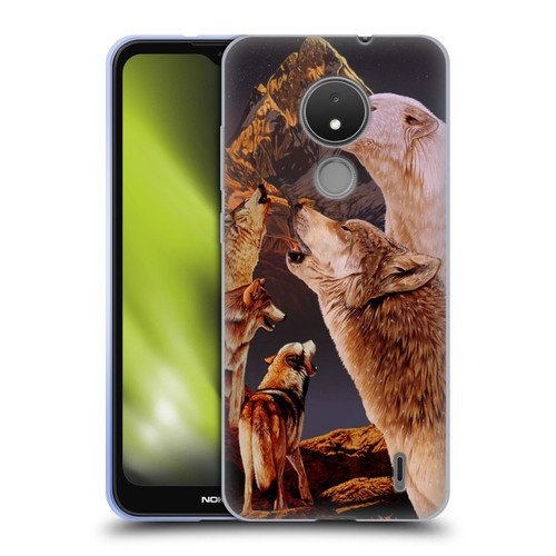 Graeme Stevenson Wildlife Wolves 2 Soft Gel Case for Nokia C21