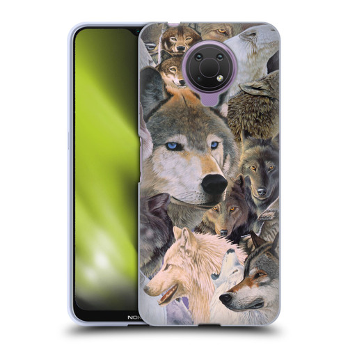 Graeme Stevenson Wildlife Wolves 1 Soft Gel Case for Nokia G10