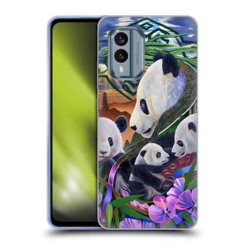 Graeme Stevenson Wildlife Pandas Soft Gel Case for Nokia X30