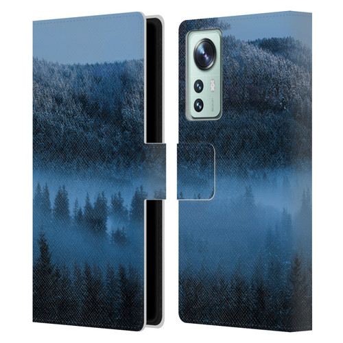Patrik Lovrin Magical Foggy Landscape Magical Fog Over Snowy Forest Leather Book Wallet Case Cover For Xiaomi 12