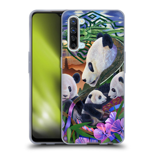 Graeme Stevenson Wildlife Pandas Soft Gel Case for OPPO Find X2 Lite 5G