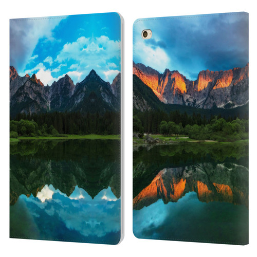 Patrik Lovrin Magical Lakes Burning Sunset Over Mountains Leather Book Wallet Case Cover For Apple iPad mini 4