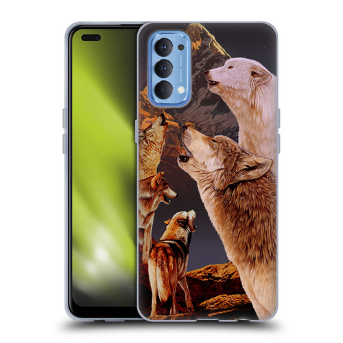 Graeme Stevenson Wildlife Wolves 2 Soft Gel Case for OPPO Reno 4 5G