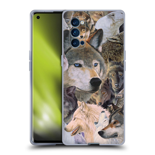 Graeme Stevenson Wildlife Wolves 1 Soft Gel Case for OPPO Reno 4 Pro 5G