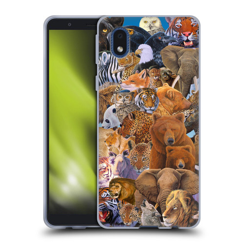 Graeme Stevenson Wildlife Animals Soft Gel Case for Samsung Galaxy A01 Core (2020)