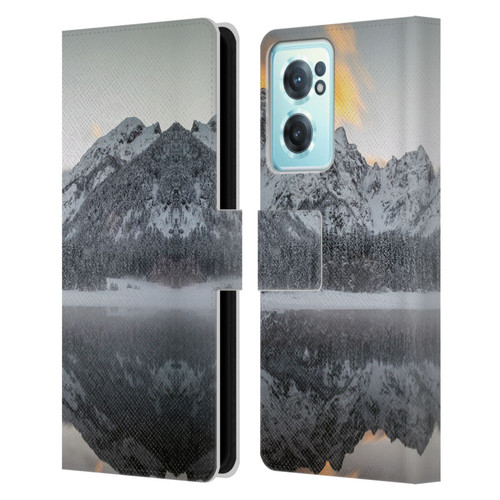 Patrik Lovrin Magical Lakes Sunset Clouds Over Mountains Leather Book Wallet Case Cover For OnePlus Nord CE 2 5G