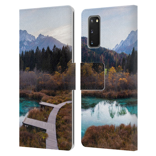 Patrik Lovrin Magical Lakes Zelenci, Slovenia In Autumn Leather Book Wallet Case Cover For Samsung Galaxy S20 / S20 5G
