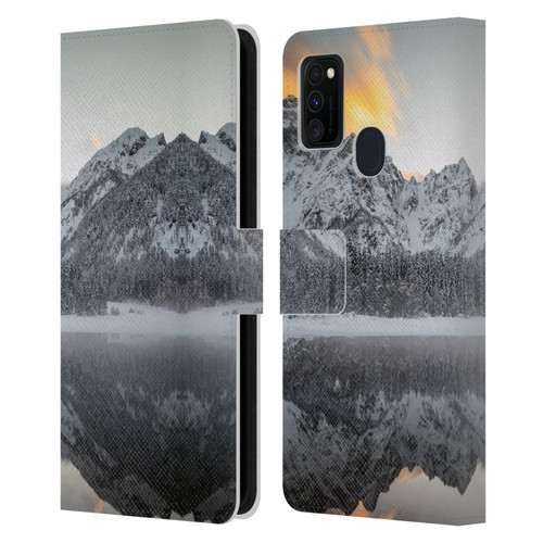 Patrik Lovrin Magical Lakes Sunset Clouds Over Mountains Leather Book Wallet Case Cover For Samsung Galaxy M30s (2019)/M21 (2020)