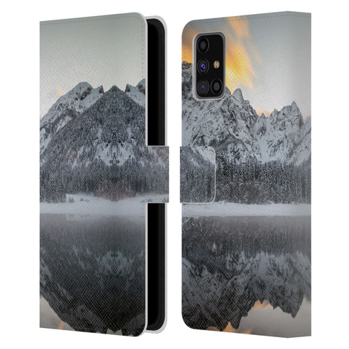 Patrik Lovrin Magical Lakes Sunset Clouds Over Mountains Leather Book Wallet Case Cover For Samsung Galaxy M31s (2020)