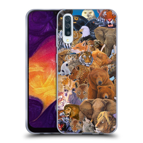 Graeme Stevenson Wildlife Animals Soft Gel Case for Samsung Galaxy A50/A30s (2019)