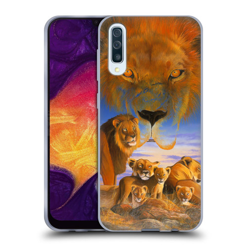 Graeme Stevenson Wildlife Lions Soft Gel Case for Samsung Galaxy A50/A30s (2019)