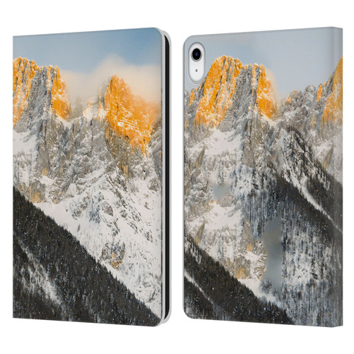 Patrik Lovrin Magical Sunsets Last Light On Slovenian Alps Leather Book Wallet Case Cover For Apple iPad 10.9 (2022)