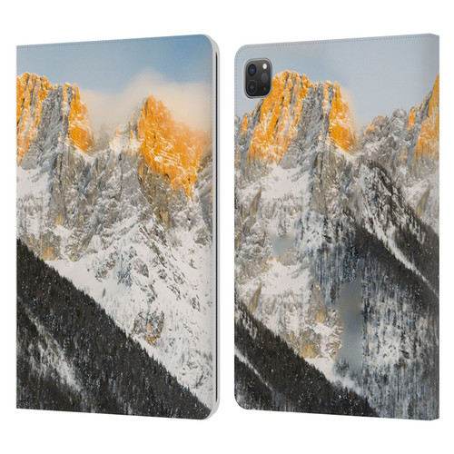 Patrik Lovrin Magical Sunsets Last Light On Slovenian Alps Leather Book Wallet Case Cover For Apple iPad Pro 11 2020 / 2021 / 2022