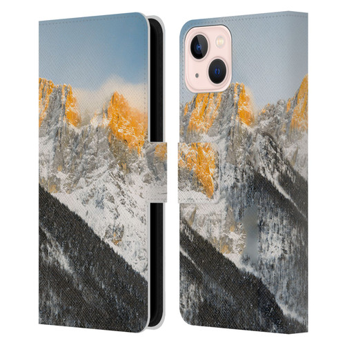 Patrik Lovrin Magical Sunsets Last Light On Slovenian Alps Leather Book Wallet Case Cover For Apple iPhone 13