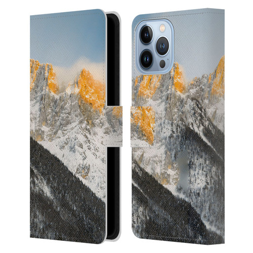 Patrik Lovrin Magical Sunsets Last Light On Slovenian Alps Leather Book Wallet Case Cover For Apple iPhone 13 Pro Max
