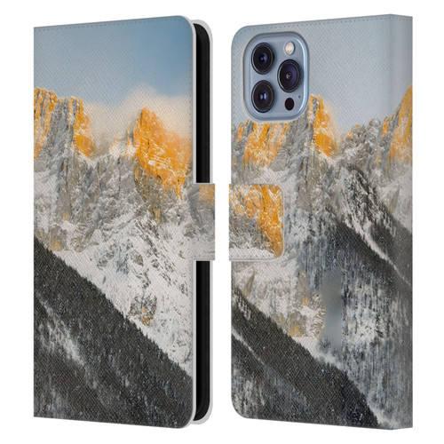 Patrik Lovrin Magical Sunsets Last Light On Slovenian Alps Leather Book Wallet Case Cover For Apple iPhone 14