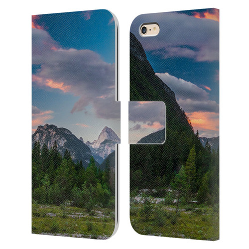 Patrik Lovrin Magical Sunsets Amazing Clouds Over Mountain Leather Book Wallet Case Cover For Apple iPhone 6 Plus / iPhone 6s Plus