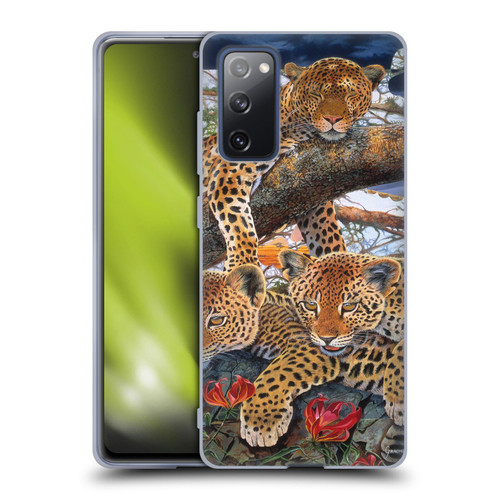 Graeme Stevenson Wildlife Leopard Soft Gel Case for Samsung Galaxy S20 FE / 5G