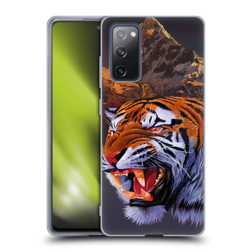 Graeme Stevenson Wildlife Tiger Soft Gel Case for Samsung Galaxy S20 FE / 5G