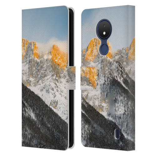 Patrik Lovrin Magical Sunsets Last Light On Slovenian Alps Leather Book Wallet Case Cover For Nokia C21