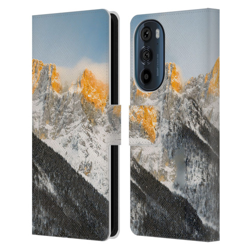 Patrik Lovrin Magical Sunsets Last Light On Slovenian Alps Leather Book Wallet Case Cover For Motorola Edge 30