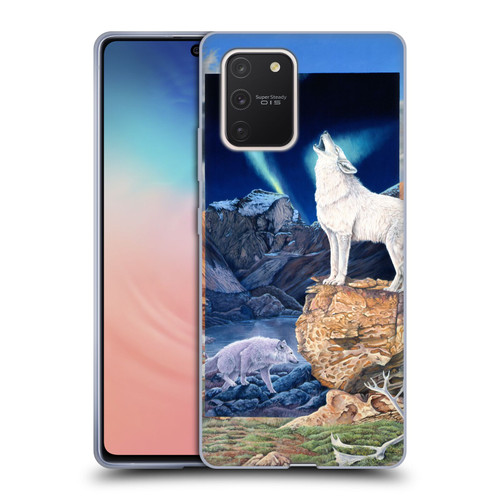 Graeme Stevenson Wildlife Wolves 3 Soft Gel Case for Samsung Galaxy S10 Lite