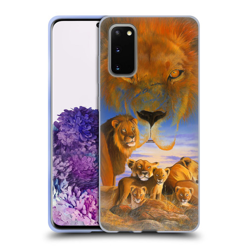Graeme Stevenson Wildlife Lions Soft Gel Case for Samsung Galaxy S20 / S20 5G