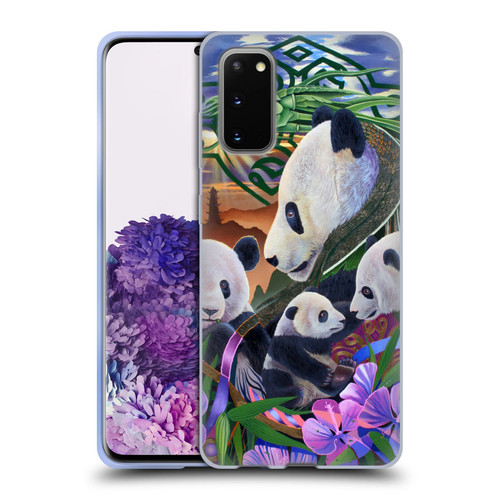 Graeme Stevenson Wildlife Pandas Soft Gel Case for Samsung Galaxy S20 / S20 5G