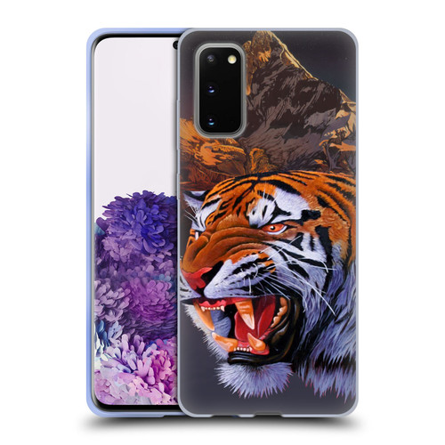 Graeme Stevenson Wildlife Tiger Soft Gel Case for Samsung Galaxy S20 / S20 5G